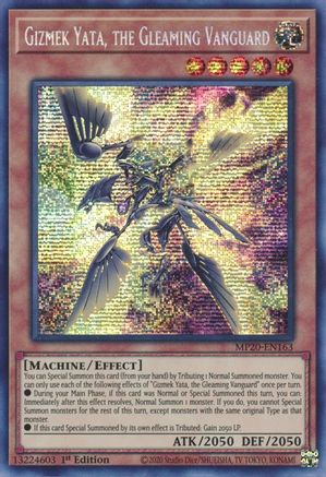Image of Gizmek Yata, the Gleaming Vanguard [MP20-EN163] Prismatic Secret Rare