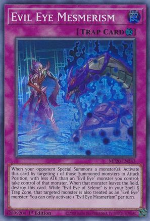 Image of Evil Eye Mesmerism [MP20-EN243] Super Rare
