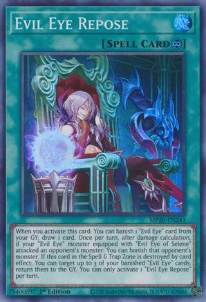 Image of Evil Eye Repose [MP20-EN241] Super Rare