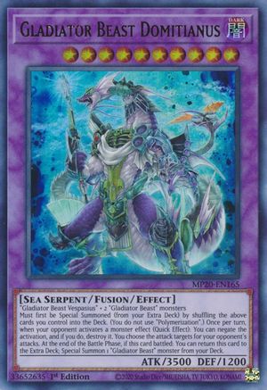 Image of Gladiator Beast Domitianus [MP20-EN165] Ultra Rare