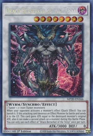 Image of Draco Berserker of the Tenyi [MP20-EN166] Prismatic Secret Rare