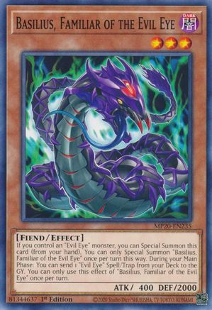 Image of Basilius, Familiar of the Evil Eye [MP20-EN235] Common