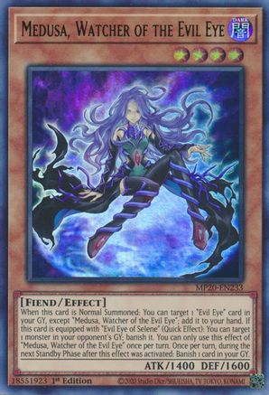 Image of Medusa, Watcher of the Evil Eye [MP20-EN233] Ultra Rare