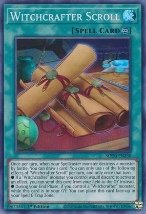 Image of Witchcrafter Scroll [MP20-EN230] Super Rare