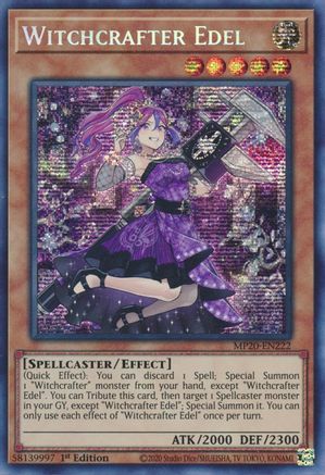 Image of Witchcrafter Edel [MP20-EN222] Prismatic Secret Rare
