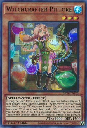 Image of Witchcrafter Pittore [MP20-EN220] Ultra Rare