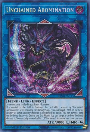 Image of Unchained Abomination [MP20-EN175] Prismatic Secret Rare