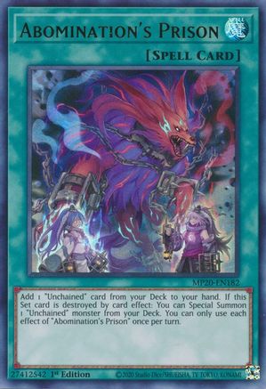Image of Abomination's Prison [MP20-EN182] Ultra Rare