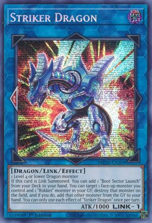 Image of Striker Dragon [MP20-EN204] Prismatic Secret Rare