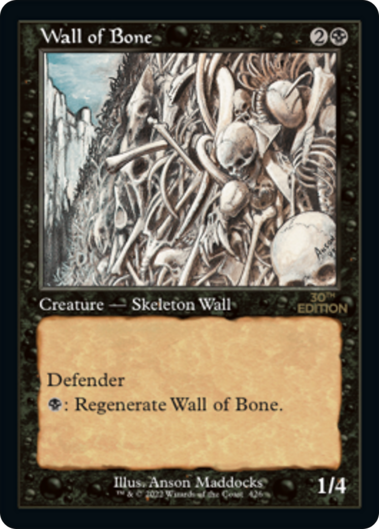 Image of Wall of Bone (Retro) [30th Anniversary Edition]