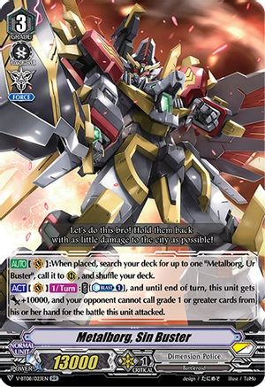 Image of Metalborg, Sin Buster (SILVERDUST BLAZE)