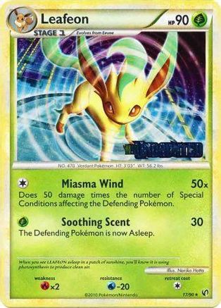 Image of Leafeon (17/90) (Prerelease Promo) [Nintendo: Black Star Promos]
