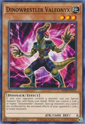 Image of Dinowrestler Valeonyx [MP20-EN151] Common