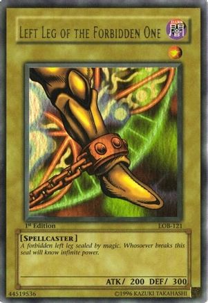 Image of Left Leg of the Forbidden One [LOB-121] Ultra Rare