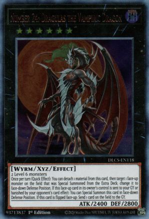 Image of Number 24: Dragulas the Vampiric Dragon [DLCS-EN118] Ultra Rare