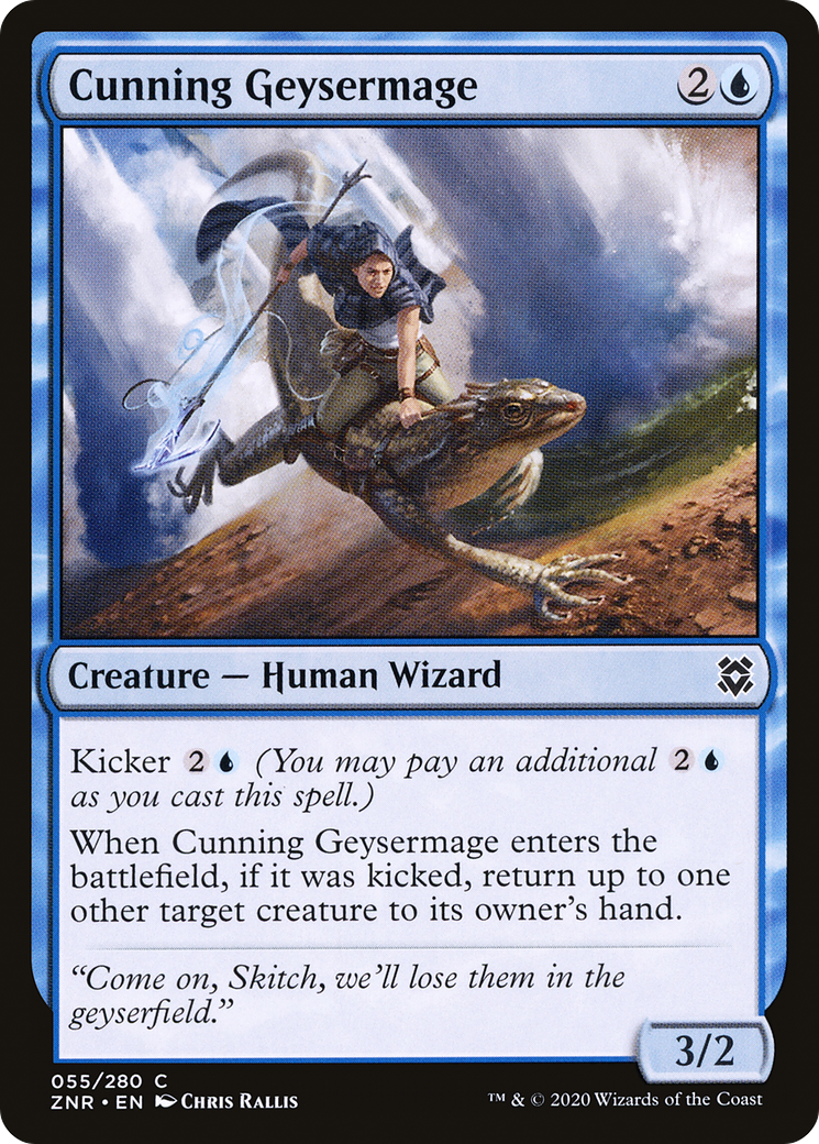 Image of Cunning Geysermage [Zendikar Rising]