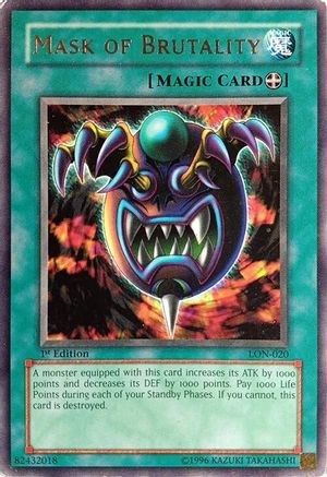 Image of Mask of Brutality [LON-020] Rare