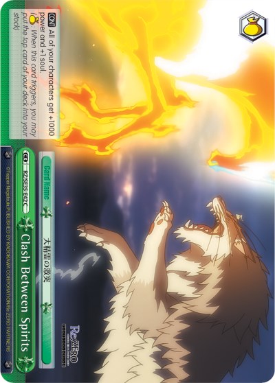 Image of Clash Between Spirits (RZ/SE35-E42 C) (Parallel Foil) [Re:ZERO: The Frozen Bond]