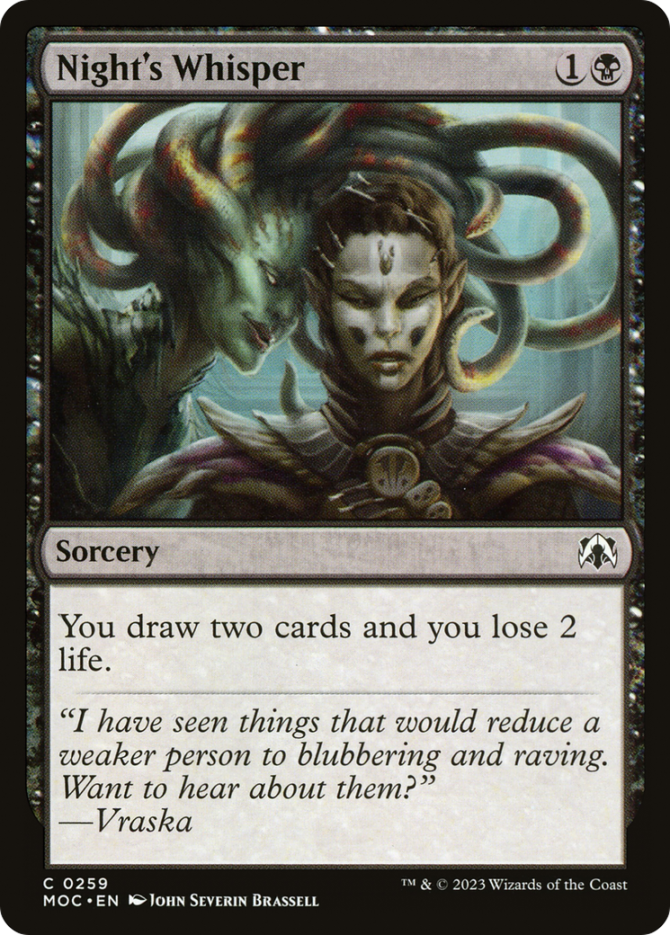 Image of Night's Whisper [March of the Machine Commander]