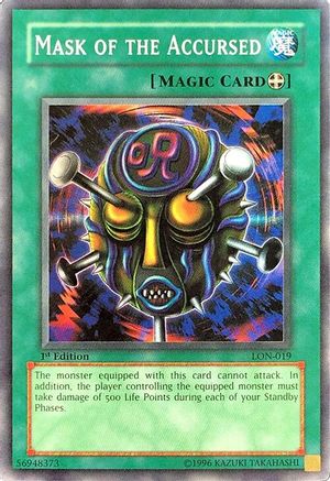 Image of Mask of the Accursed [LON-019] Super Rare