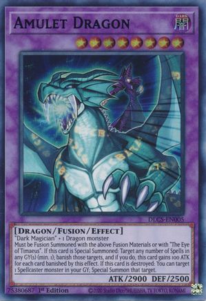 Image of Amulet Dragon (Blue) [DLCS-EN005] Ultra Rare