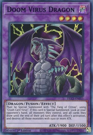 Image of Doom Virus Dragon (Purple) [DLCS-EN055] Ultra Rare