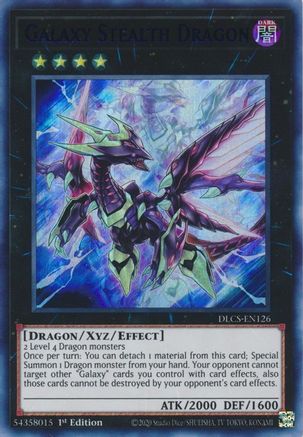 Image of Galaxy Stealth Dragon (Blue) [DLCS-EN126] Ultra Rare