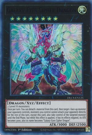 Image of Galaxy-Eyes Cipher Dragon (Purple) [DLCS-EN125] Ultra Rare