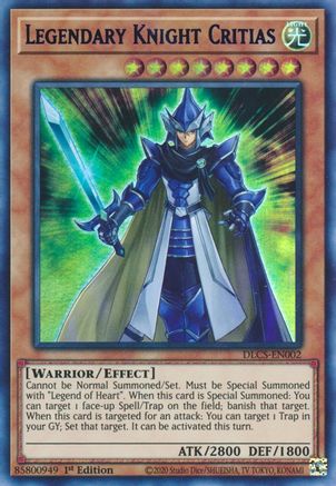 Image of Legendary Knight Critias (Green) [DLCS-EN002] Ultra Rare