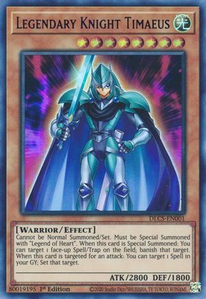 Image of Legendary Knight Timaeus (Blue) [DLCS-EN001] Ultra Rare