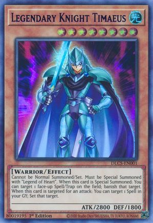 Image of Legendary Knight Timaeus (Purple) [DLCS-EN001] Ultra Rare