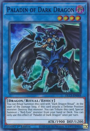 Image of Paladin of Dark Dragon (Blue) [DLCS-EN069] Ultra Rare