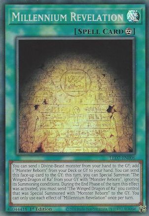 Image of Millennium Revelation [LED7-EN006] Super Rare