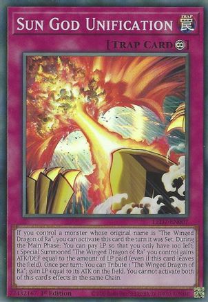 Image of Sun God Unification [LED7-EN007] Super Rare