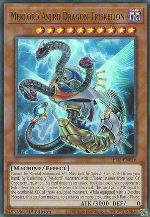 Image of Meklord Astro Dragon Triskelion [LED7-EN016] Ultra Rare
