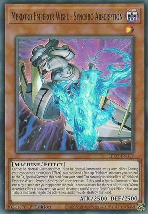 Image of Meklord Emperor Wisel - Synchro Absorption [LED7-EN017] Super Rare