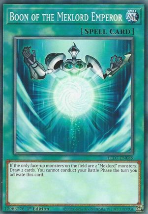 Image of Boon of the Meklord Emperor [LED7-EN049] Common