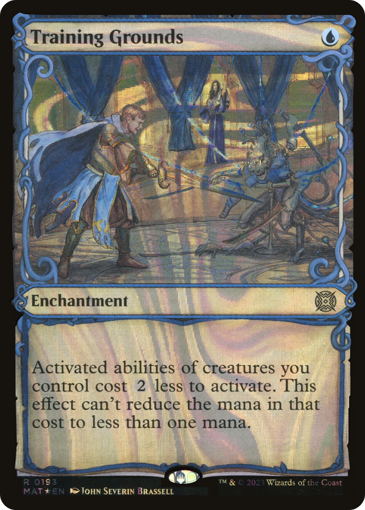 Image of Training Grounds (Showcase Halo Foil) [March of the Machine: The Aftermath]