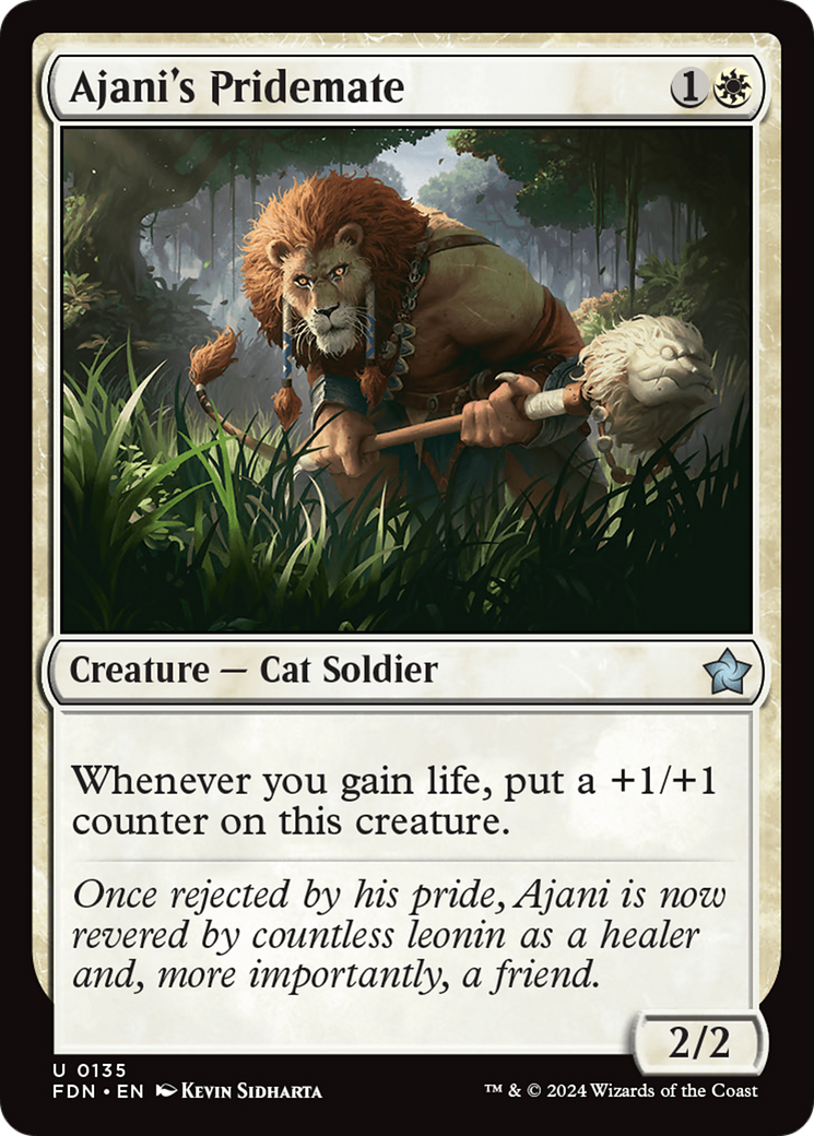 Image of Ajani's Pridemate [Foundations]