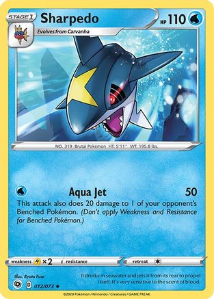 Image of Sharpedo (012/073) [Sword & Shield: Champion's Path]