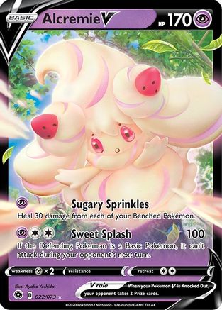 Image of Alcremie V (022/073) [Sword & Shield: Champion's Path]