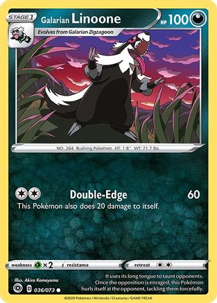 Image of Galarian Linoone (036/073) [Sword & Shield: Champion's Path]