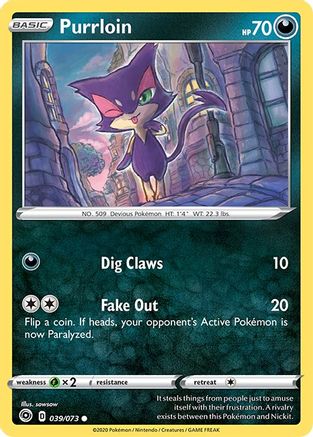 Image of Purrloin (039/073) [Sword & Shield: Champion's Path]
