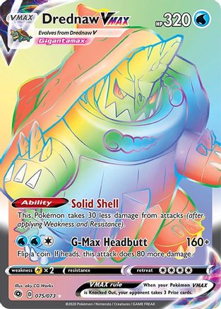 Image of Drednaw VMAX (075/073) [Sword & Shield: Champion's Path]