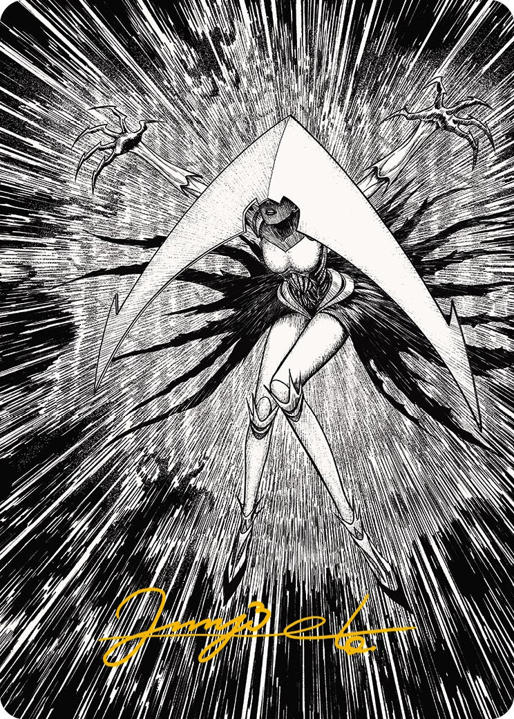 Image of Elesh Norn, Mother of Machines 2 Art Card (Gold-Stamped Signature) [Phyrexia: All Will Be One Art Series]