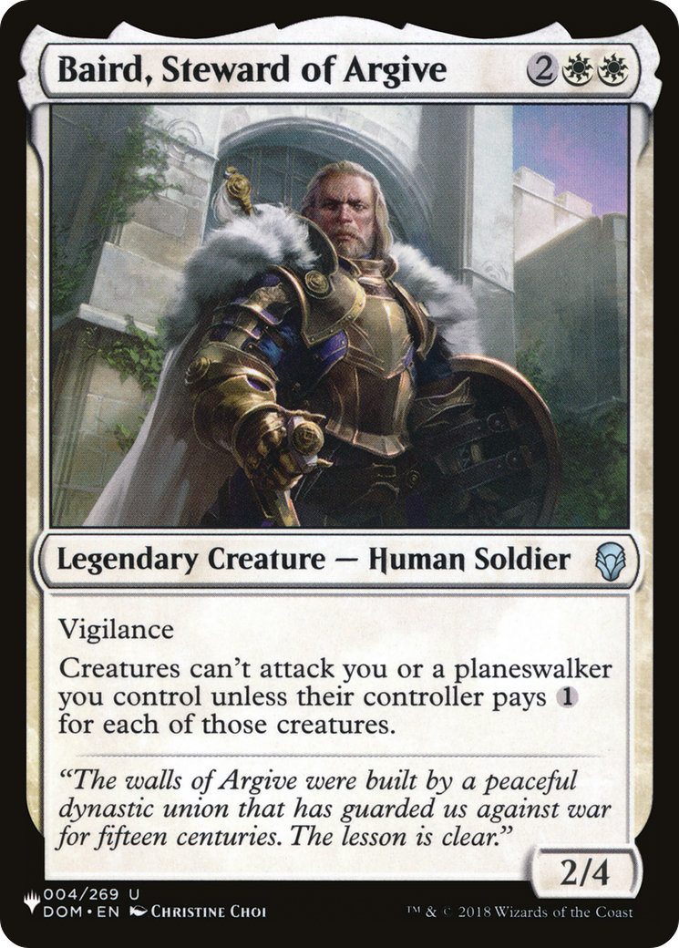 Image of Baird, Steward of Argive [The List]