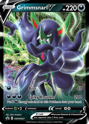 Image of Grimmsnarl V (SWSH057) [Sword & Shield: Black Star Promos]