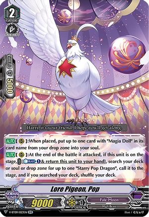 Lore Pigeon, Pop (BUTTERFLY D'MOONLIGHT)