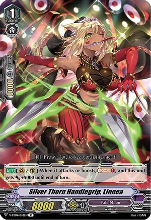 Image of Silver Thorn Handlegrip, Linnea (BUTTERFLY D'MOONLIGHT)