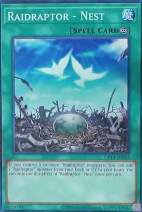 Image of Raidraptor - Nest [OP14-EN023] Common